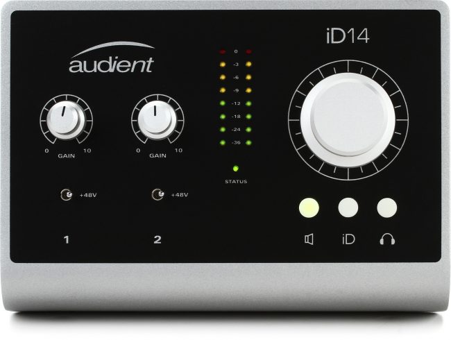 Interfaz de audio Audient-iD14-USB