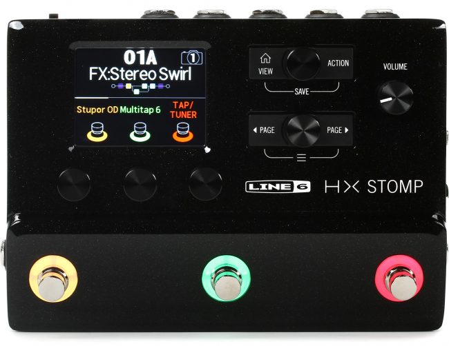 Line-6-HX-Stomp-Guitar-Multi-effects-Floor-Processor-Black