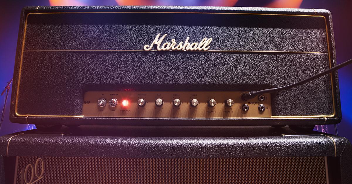 The History of the Legendary Marshall 100-watt Plexi Head 