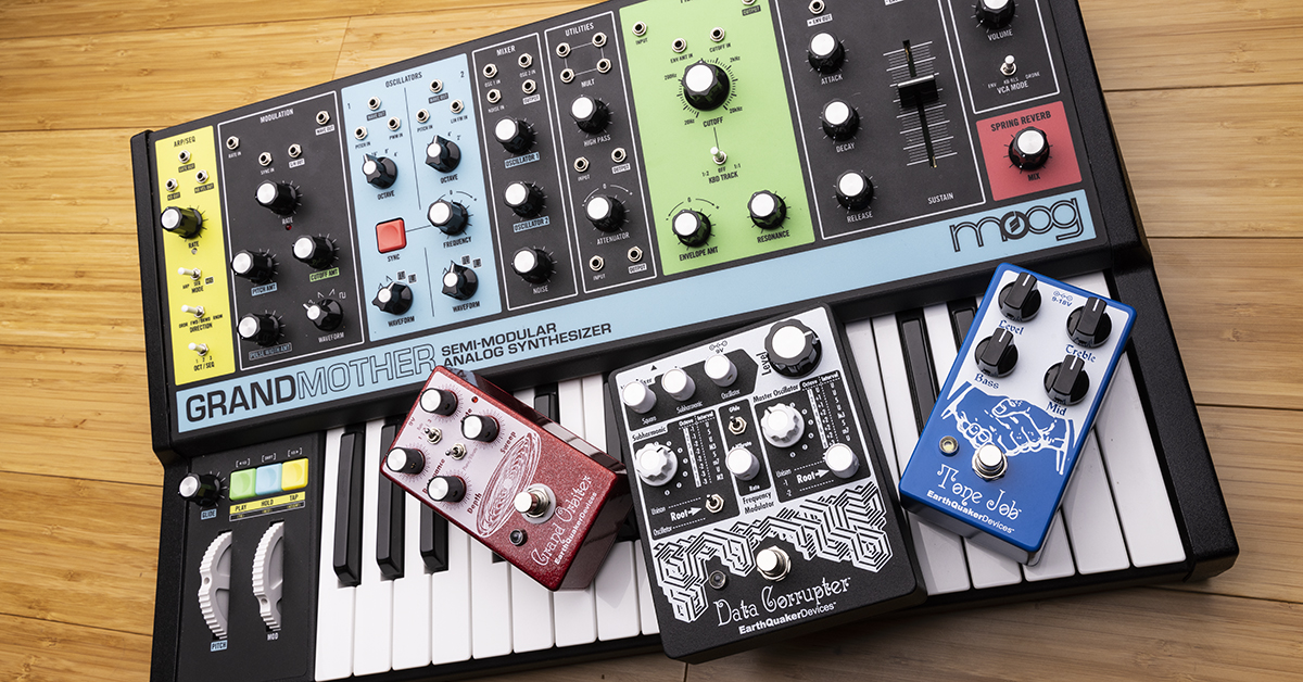 Making Hardware Synths and Drum Machines Shine with Guitar Pedals