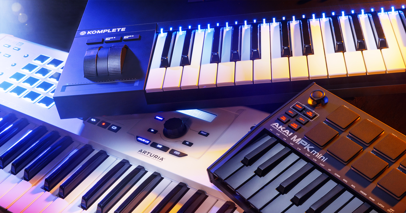 Musical Keyboard Professional Midi Controller Electronic Piano Music  Synthesizer Digital 61 Keys Organ Instruments