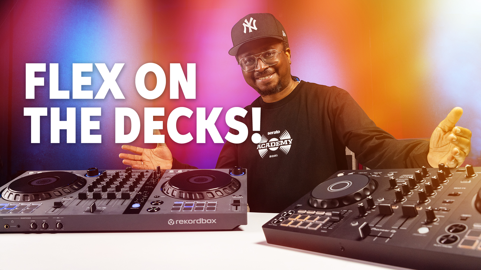 Pioneer DDJFLX4 2-Deck Rekordbox and Serato DJ Controller - Graphite