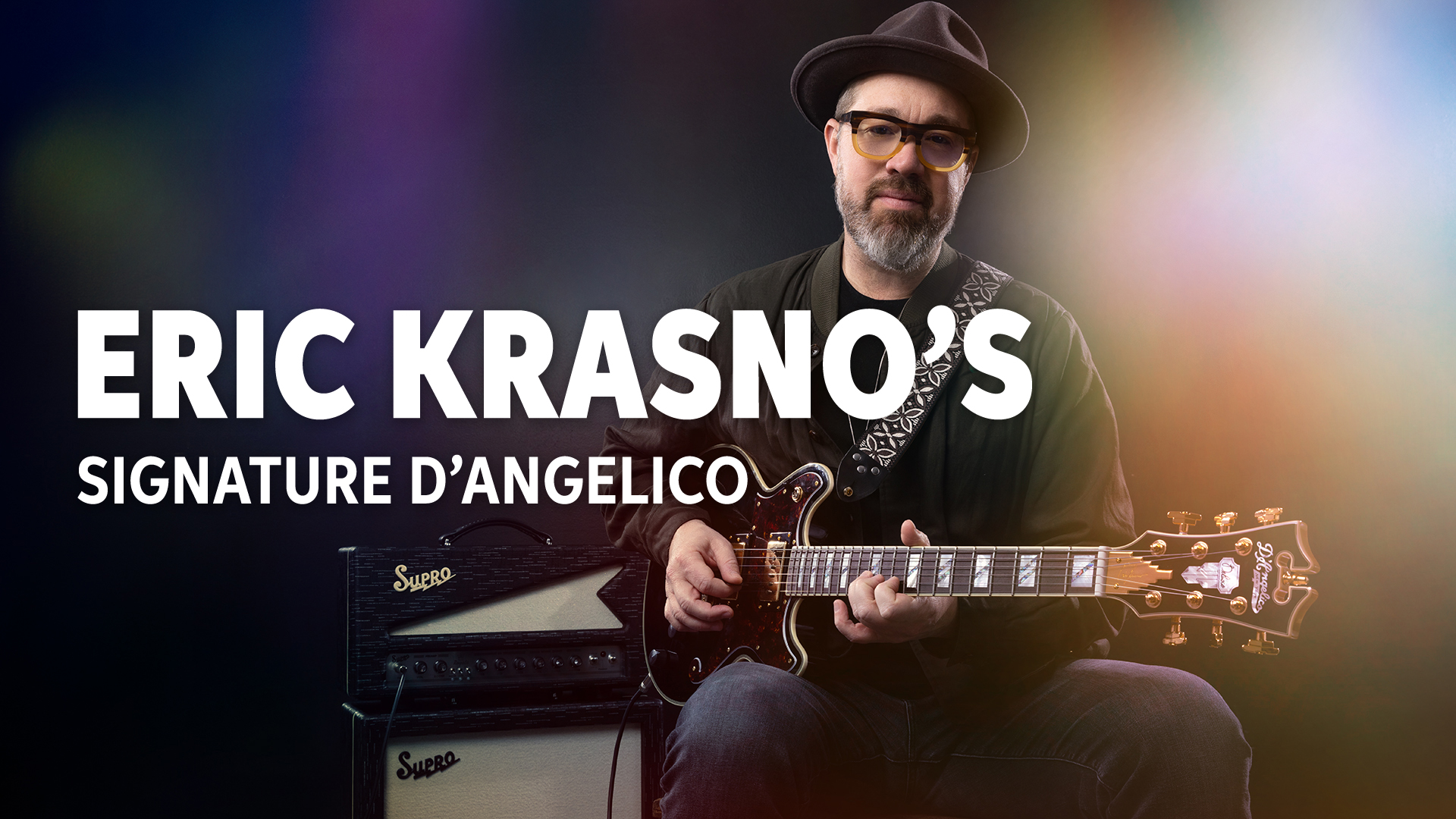 Eric Krasno Demos His Signature Sweetwater Exclusive D'Angelico Brighton