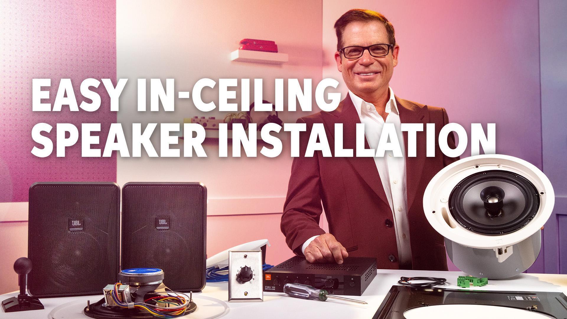 How to Install and Set Up Inceiling Speakers