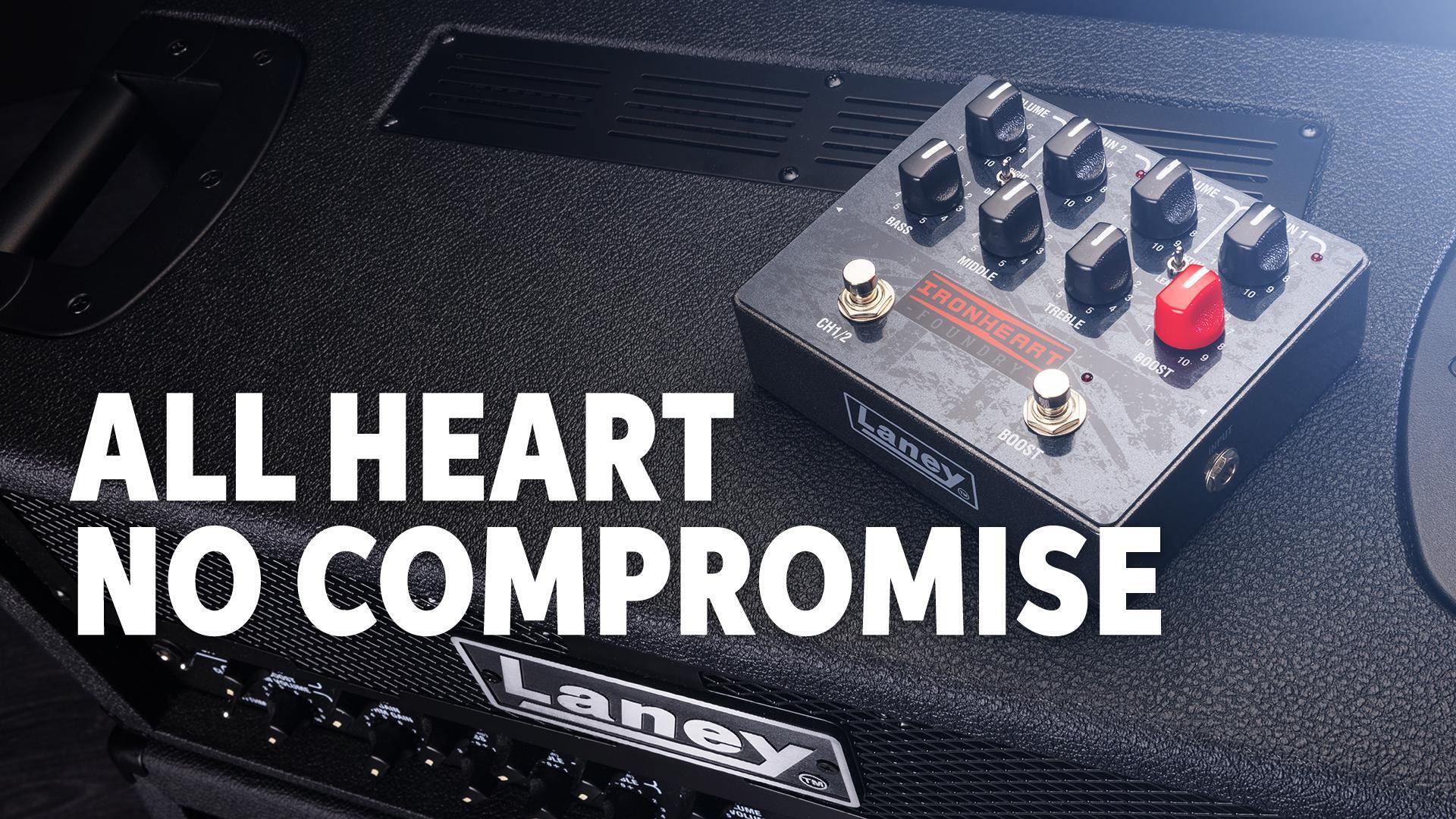 Laney Ironheart Faceoff 60W Loudpedal vs. 120W Tube Head