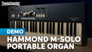 Hammond M-Solo Portable Organ: Massive Sound, Minimal Footprint
