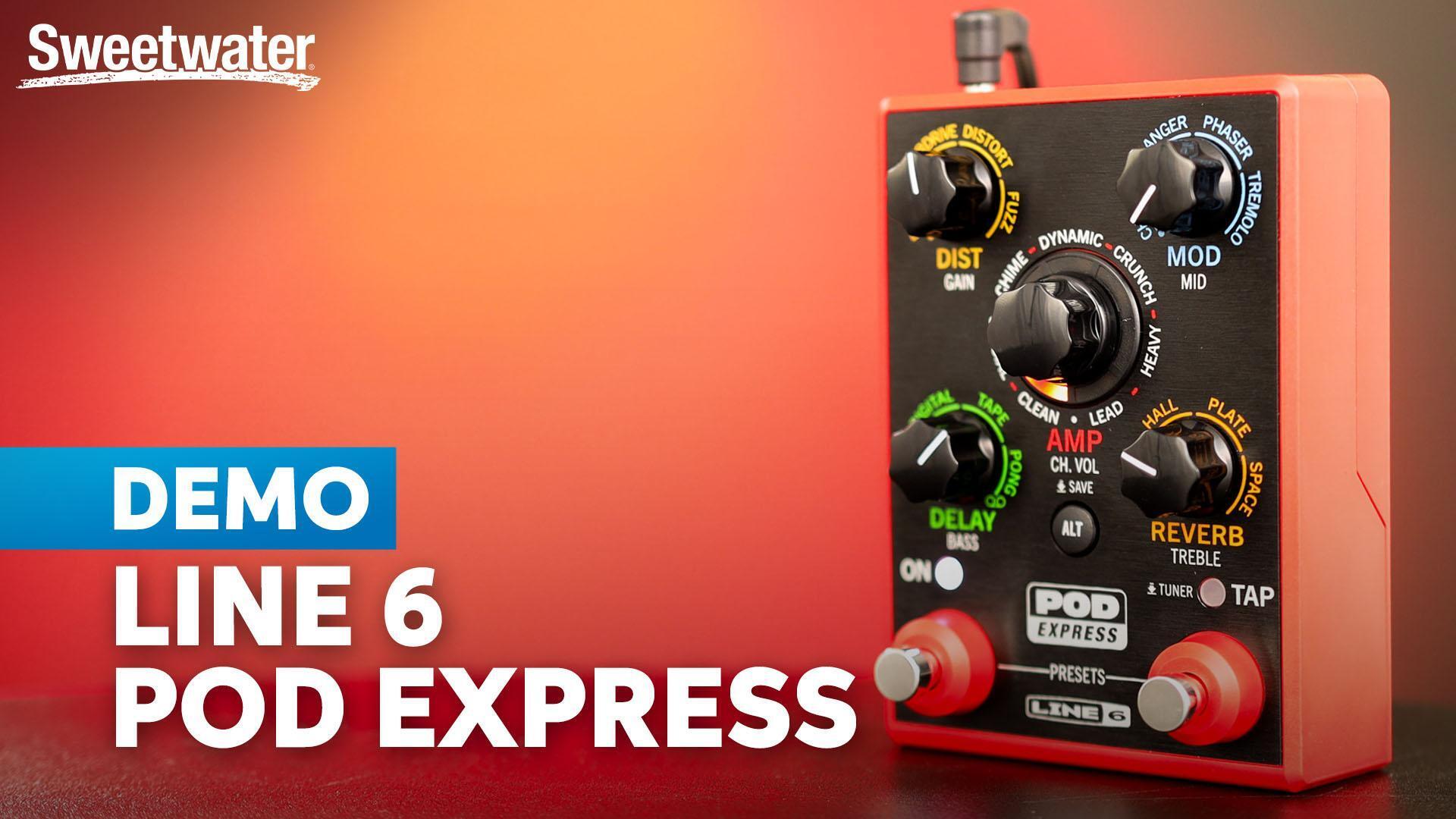 Line 6 POD Express: Versatile, HX-fueled Tones Meet Pedalboard  Convenience