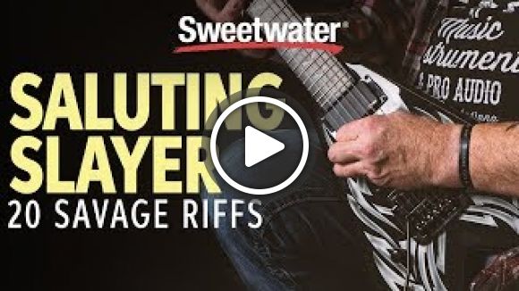 20 Slayer Riffs in 5 Minutes – Saluting Slayer | Guitar Lesson