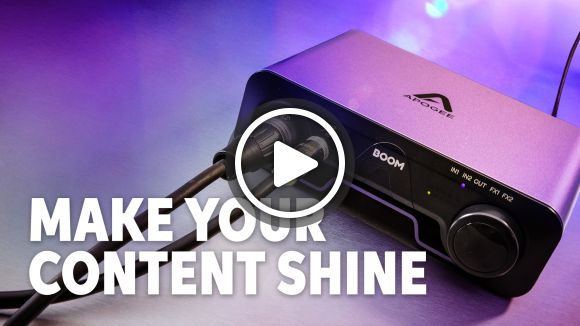 Apogee BOOM USB Audio Interface Demo