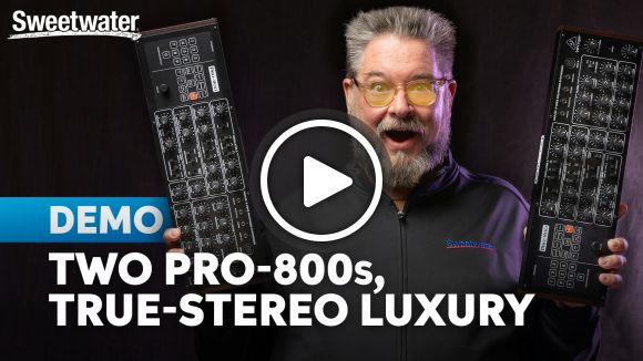 Total Stereo Immersion: Dual Behringer Pro-800 Synths for 3D Analog Soundscapes