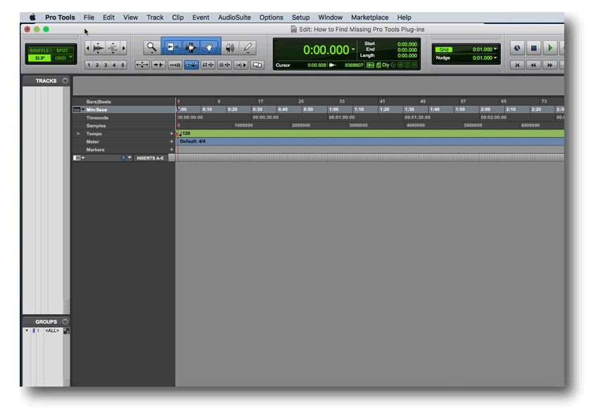 how to find missing pro tools plug ins sweetwater