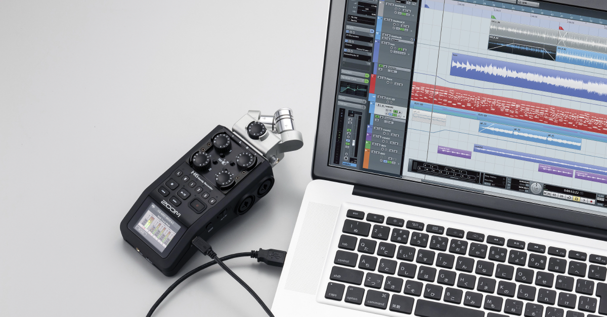 Using the Zoom H6 as an audio interface