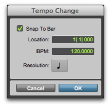 how to find bpm on protools 12