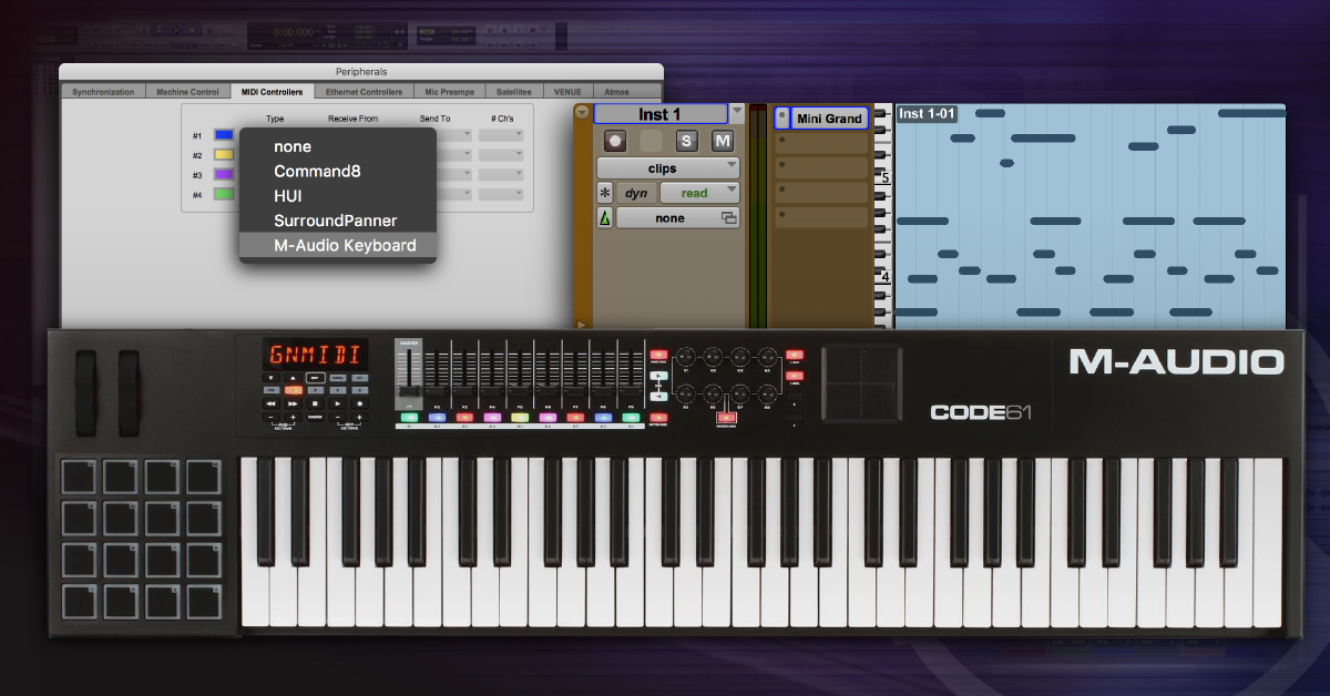 MIDI Keyboard Setup Pro Tools Hero