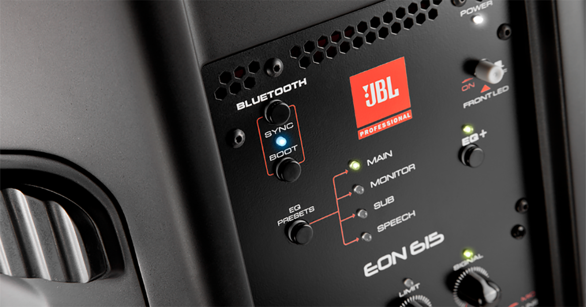 Stikke ud Ved navn Arbejdsløs JBL EON600 Series Bluetooth Setup | Sweetwater