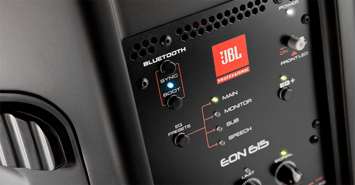 JBL EON600 Series Bluetooth Setup 