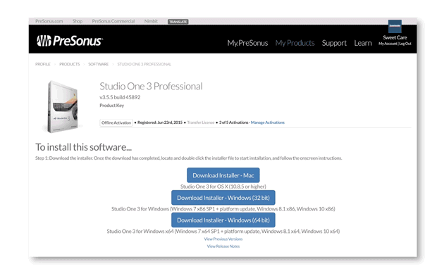 PreSonus Studio One 4 Registration Code Archives