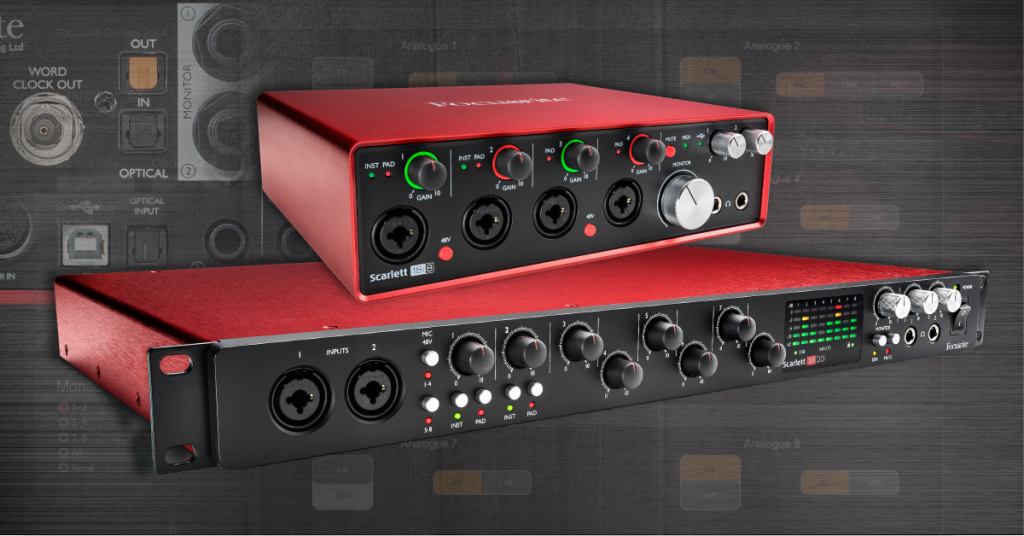 Connecting to a Scarlett with ADAT Sweetwater