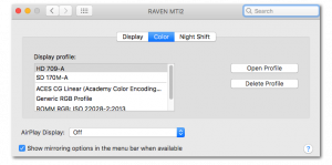 Adjust the Display Color