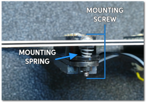Screw and Spring in a Pickup
