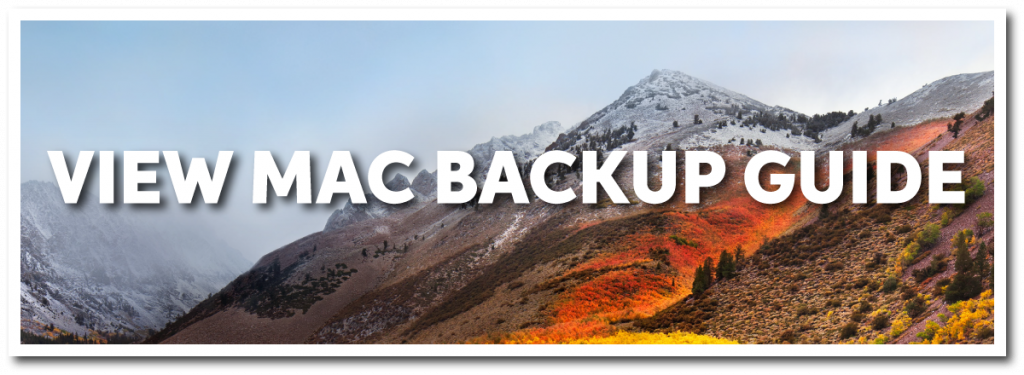 Mac Backup Guide