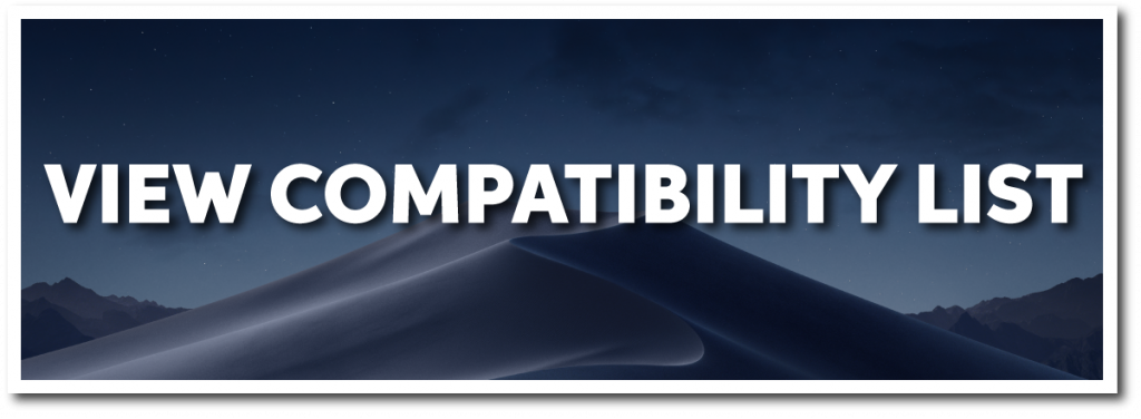 Mojave Compatibility List