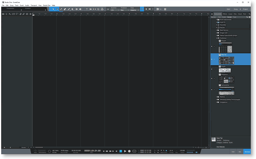 Studio One Quickstart Guide Sweetwater