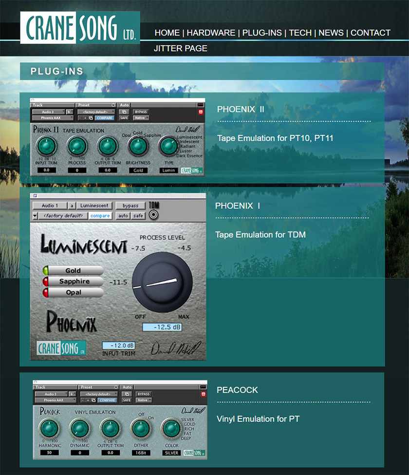 crane song phoenix ii plug-in suite crane song phoenix ii plug-in suite