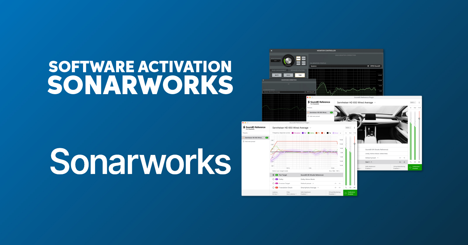 Sonarworks Software Activation Instructions