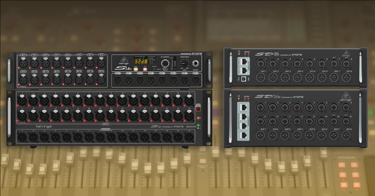 Overtreding overspringen spoel Behringer X32: S16, S32, SD8, and SD16 Setup | Sweetwater