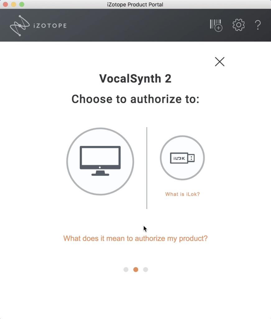 iZotope Authorize