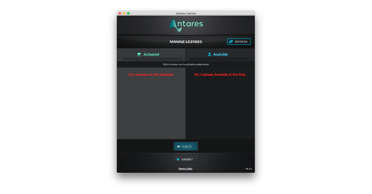 antares license free