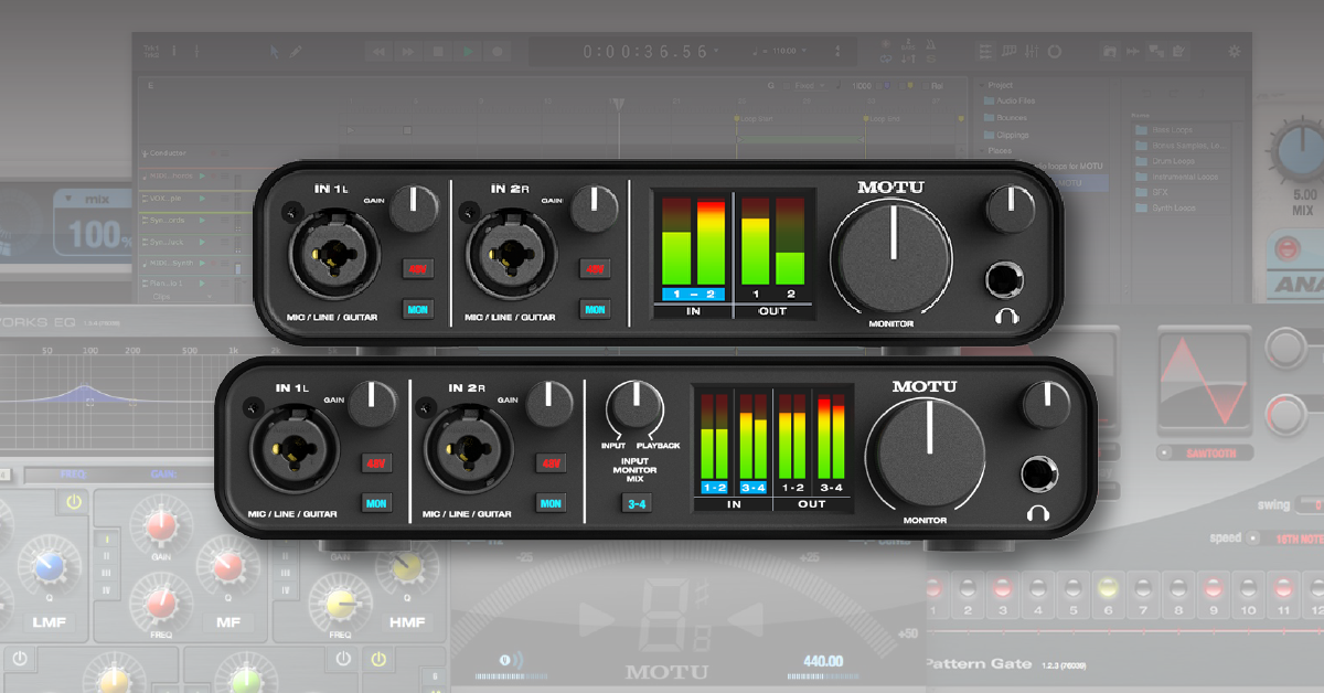 MOTU M-Series Setup and Connections | Sweetwater