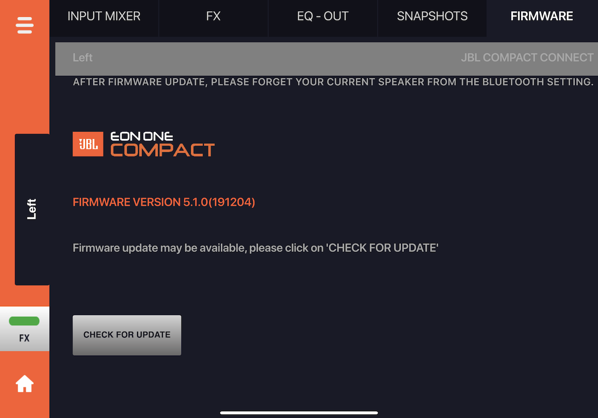 jbl link view firmware update