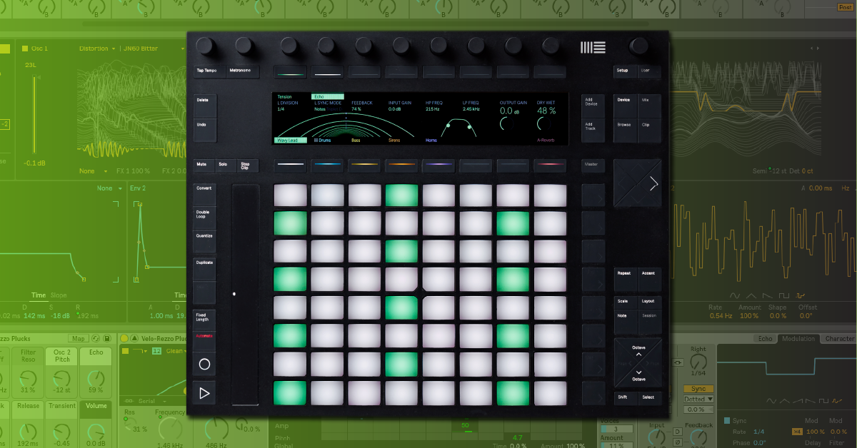 Ableton Push 2 Audio Sampling Featured Image