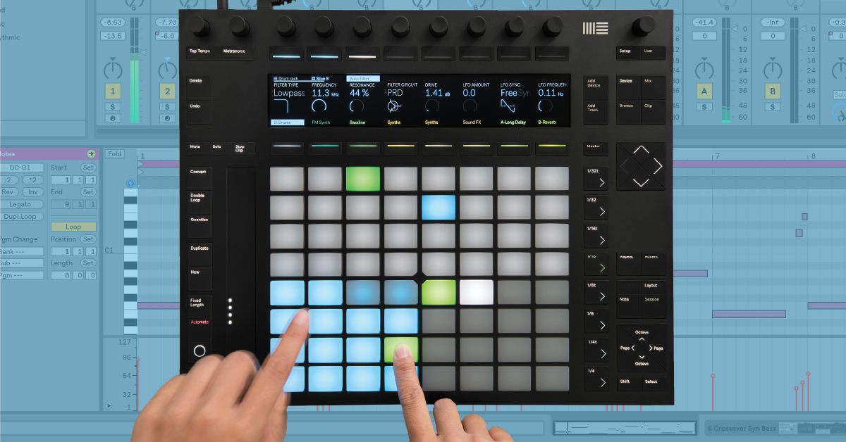 Ableton Push 2: Creating Tracks | Sweetwater