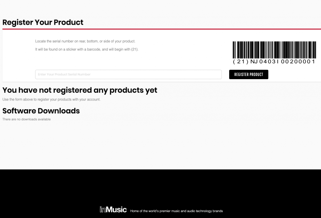 Akai Registration Page