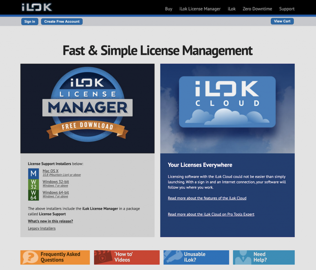 iLok-Website