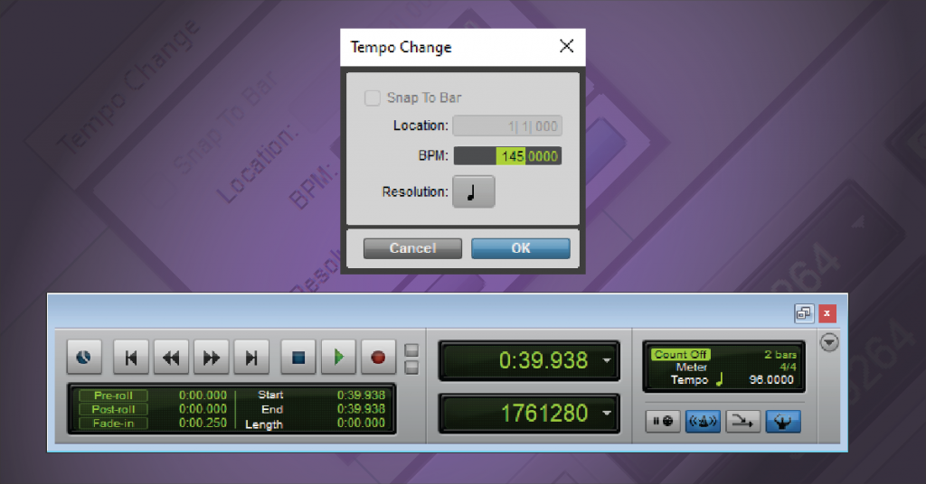 How to Tap Tempo in Pro Tools Sweetwater