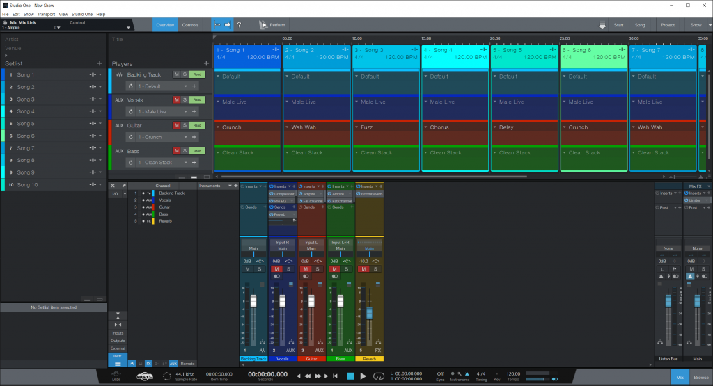 How to Use Shows in Studio One 5 Sweetwater