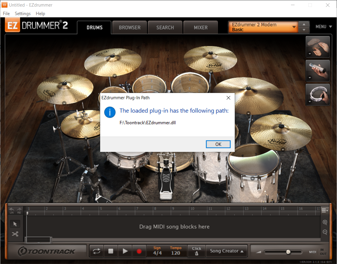 Næsten død Pelmel Opmærksom How do I find where my EZ Drummer 2 plug-in is installed? | Sweetwater