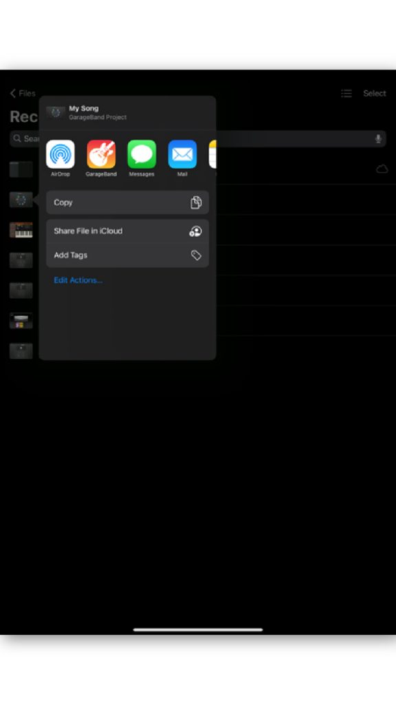 Share-Garageband-songs