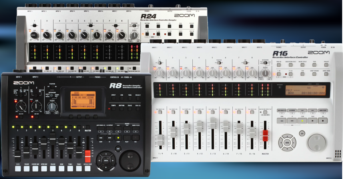 ZOOM R24 レコーダー・インターフェース R24 Recorder : Interface : Controller : Sampler | ZOOM