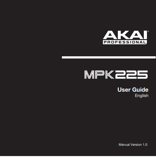 MPK225 Manual