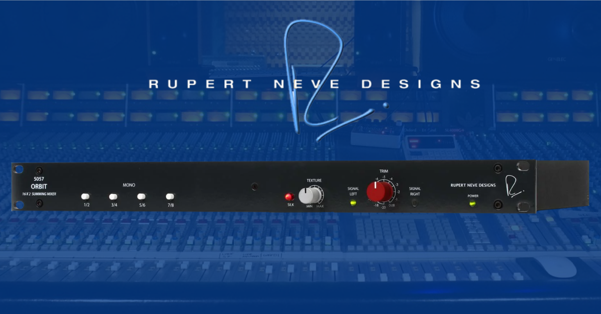 Rupert Neve Designs 5057 Orbit Summing Mixer Setup Guide Sweetwater