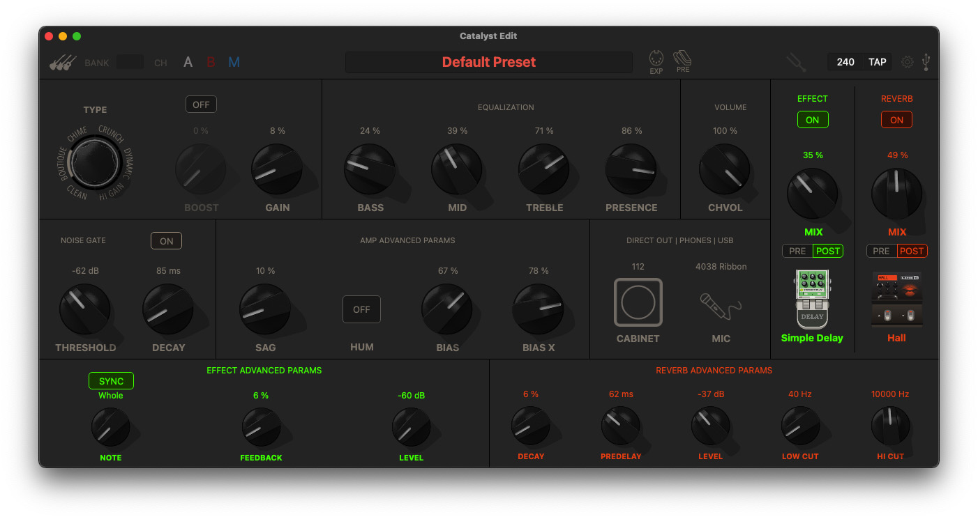 Line 6 Catalyst Combo Amplifiers Getting Started Guide Sweetwater