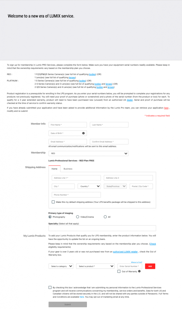 Panasonic Camera Warranty Registration Guide Sweetwater