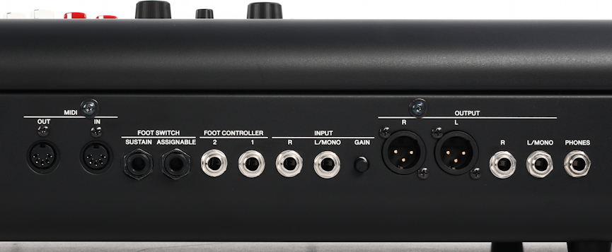 Yamaha YC-88 overview of connections