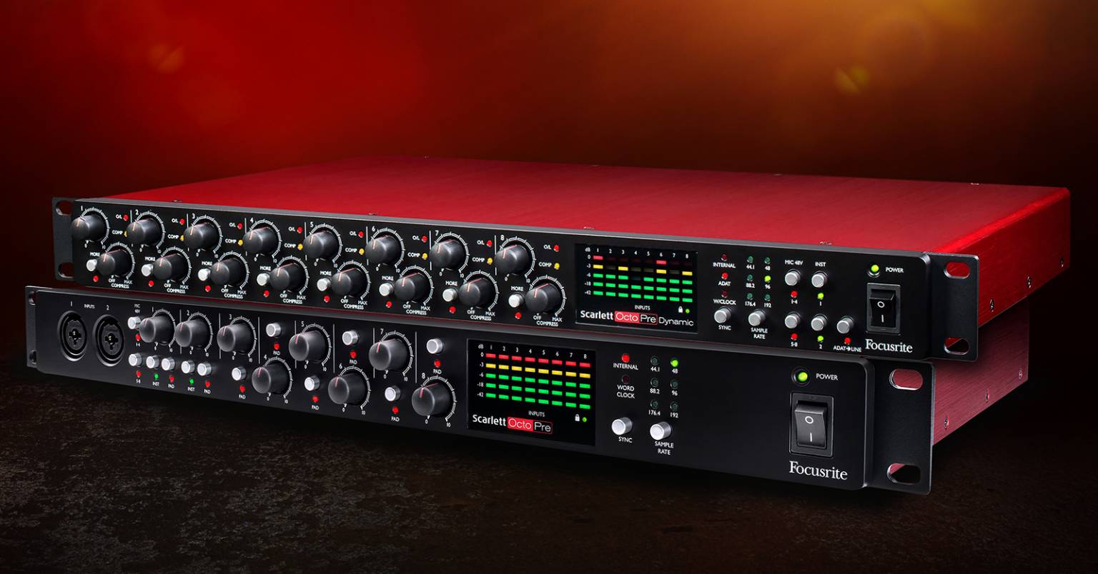 Focusrite Scarlett OctoPre Quickstart Guide Sweetwater