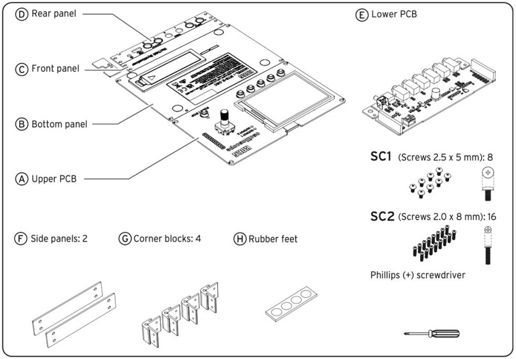 Korg Nu:tekt NTS-2 parts diagram